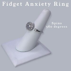 NWT Wool + Pepper Co. Spinning Fidget Anxiety Ring
